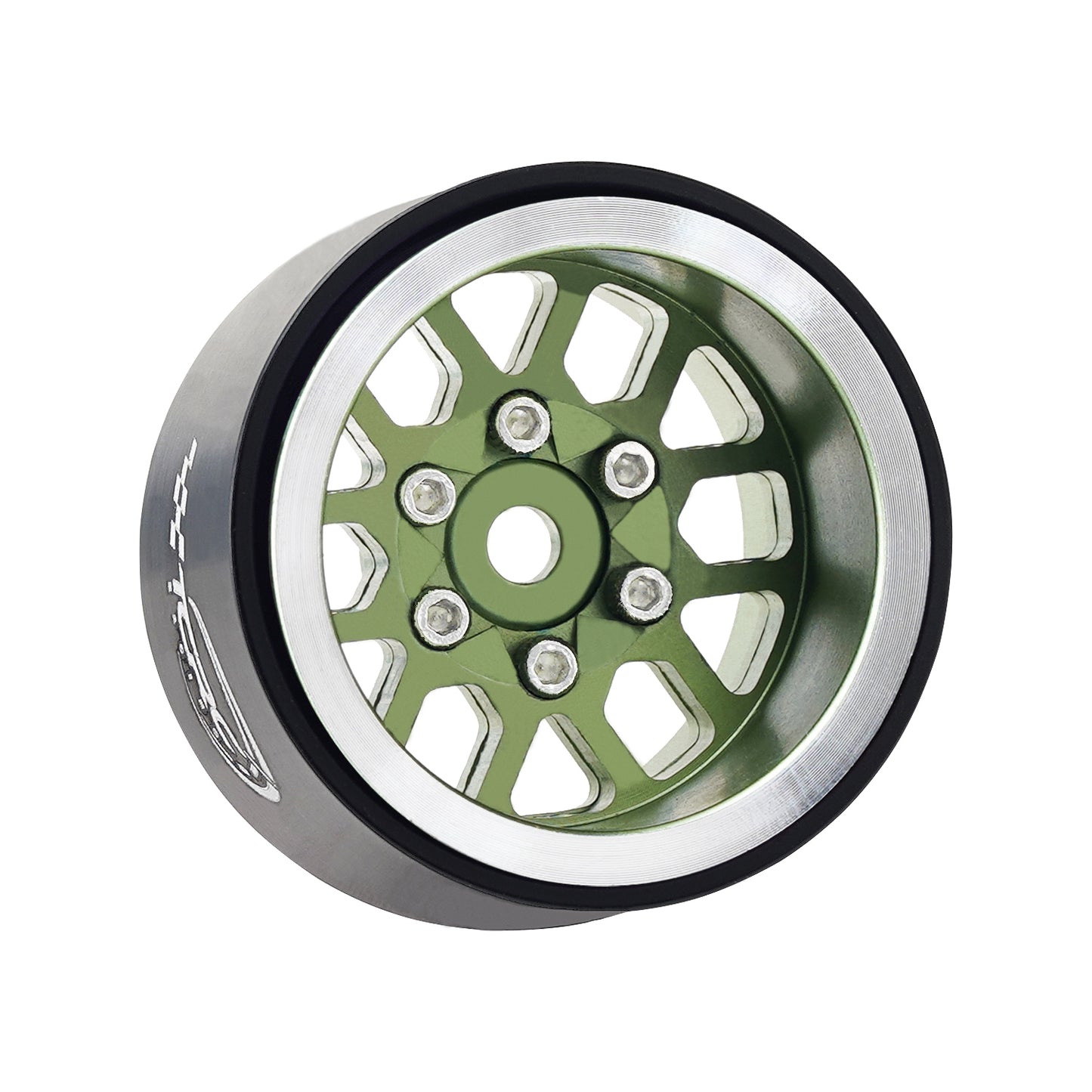 TCRC 4PCS Aluminum Deep Dish 1.0 Inch Beadlock Wheels Hubs