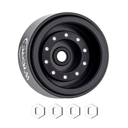 TCRC Deep Dish Aluminum 0.7inch Beadlock Wheels Hubs for 1/30 Axial SCX30 1/32 Redcat Ascent-32