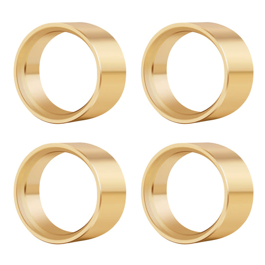 TCRC 4PCS Brass Internal Beadlock Ring Clamp Ring Fit Deep Dish 1.0inch Wheel Hubs