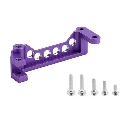 TCRC Aluminum Front Axle Tie Rod Bracket Seat Pull Rod Base for Axial 1/8 AXP8 Gilamon Trail Buggy