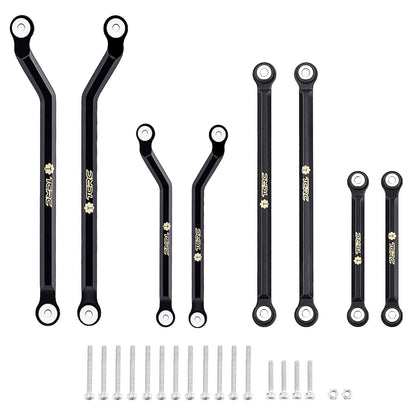 TCRC Brass High Clearance Chassis Suspension Links Rod Linkage Set for Axial SCX24 AXI00005 Jeep JT Gladiator