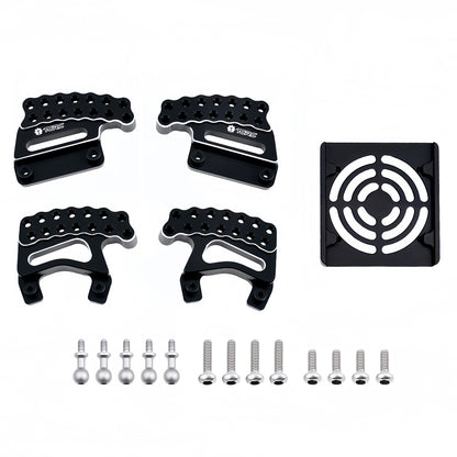 TCRC 4PCS Aluminum Adjustable Shock Mount Front Rear Suspension Bracket Shock Absorber Holder for HPI Venture18