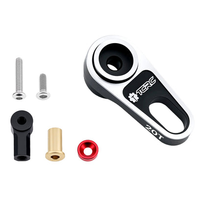 TCRC 7075 Aluminum Rear 20T Servo Horn with Adjustable connecting rod for Axial 1/8 AXP8 Gilamon Trail Buggy