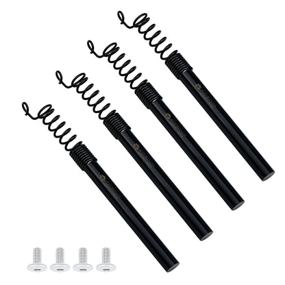 TCRC 4pcs 8x80mm Magnesium Flint Stone Fire Starter with Buffer Springs Set for Traxxas Maxx Slash DIY