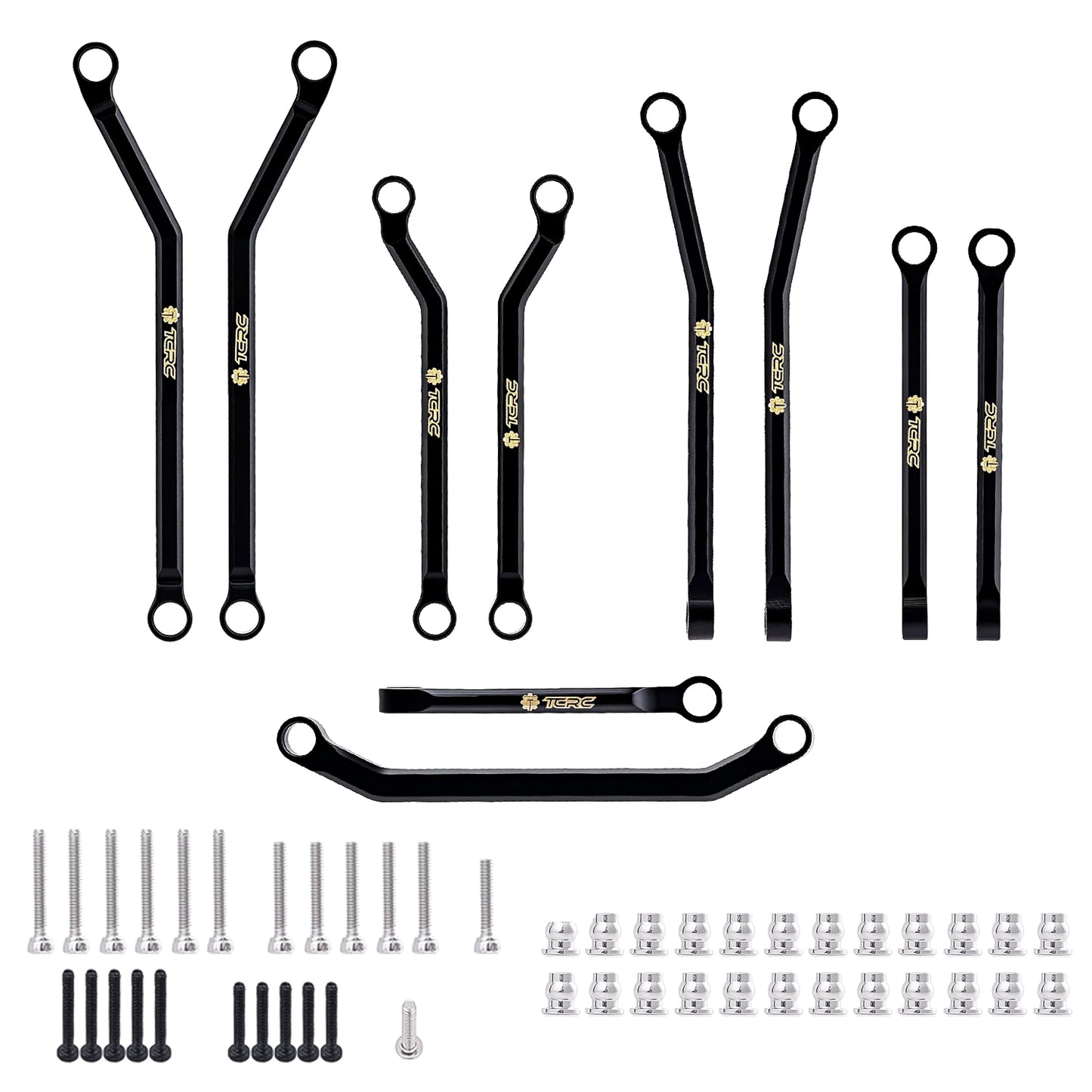 TCRC Brass High Clearance Chassis Links set for Axial SCX30 1/30 RC Crawler Car