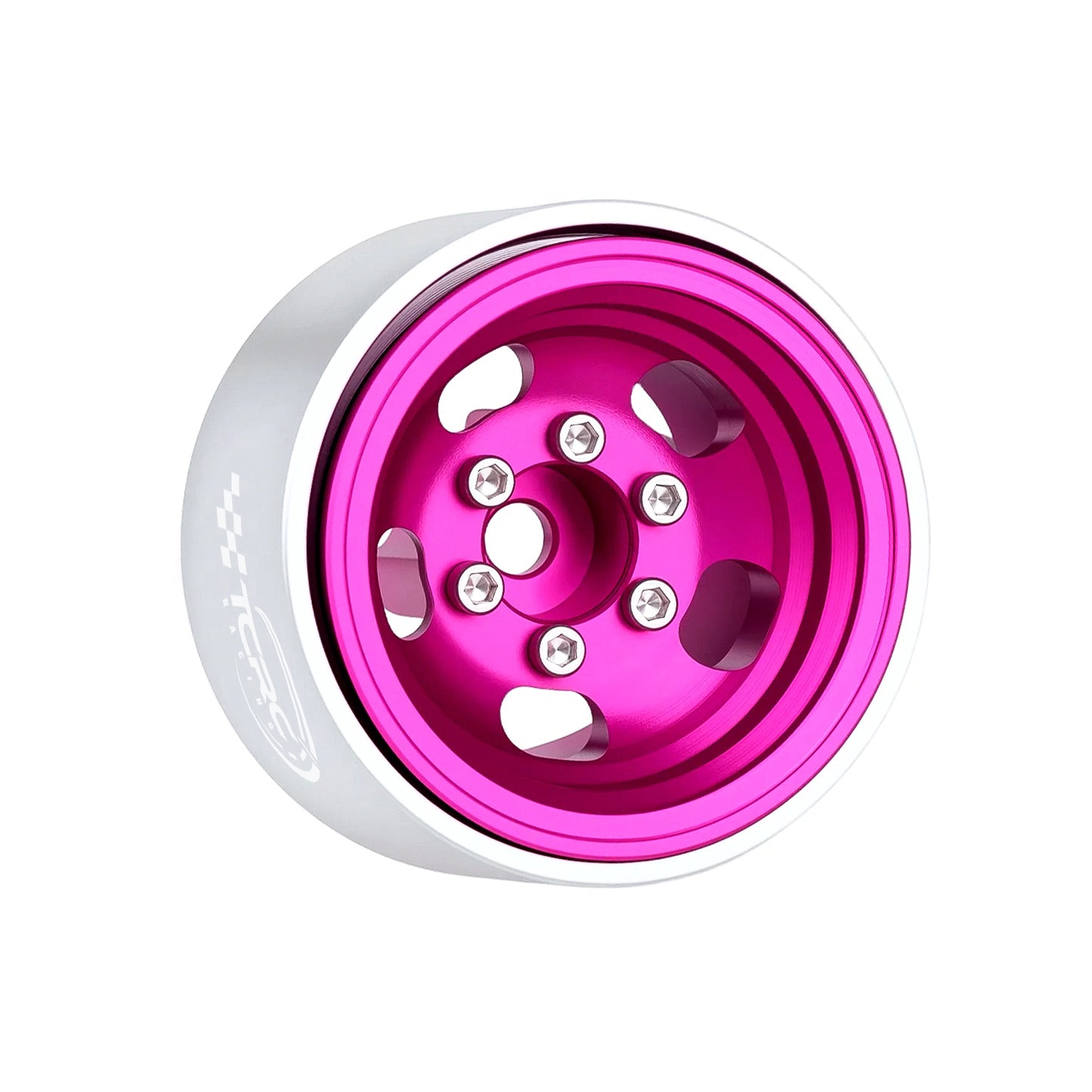 TCRC 4PCS Aluminum Deep Dish 1.0 Inch Beadlock Wheels Hubs
