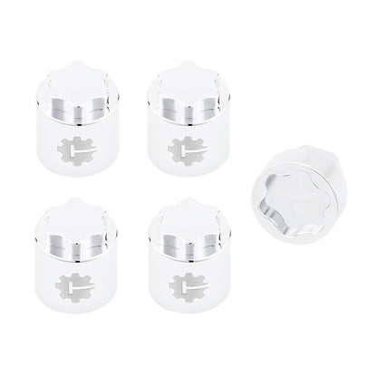 TCRC 4PCS Aluminum M4 Nut Wheel Rim Center Cap Manual Locking Hubs