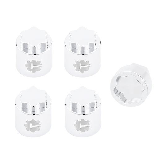 TCRC 4PCS Aluminum M4 Nut Wheel Rim Center Cap Manual Locking Hubs