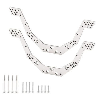 TCRC GR5 Titanium Chassis Kit Frame Rail with Multiple shock mounting locations for 1/24 AX24 XC-1