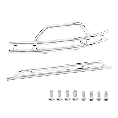 TCRC Metal Front and Rear Bumpers Set for 1/18 TRX4M F-150 High Trail Crawler Truck Upgrade