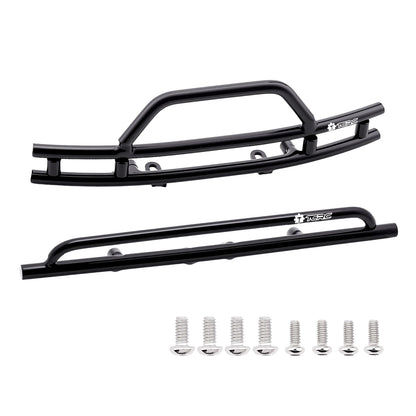 TCRC Metal Front and Rear Bumpers Set for 1/18 TRX4M F-150 High Trail Crawler Truck Upgrade