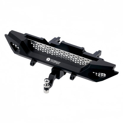 TCRC Metal Rear Bumper with Trailer Hitch for 1/18 TRX4M Defender
