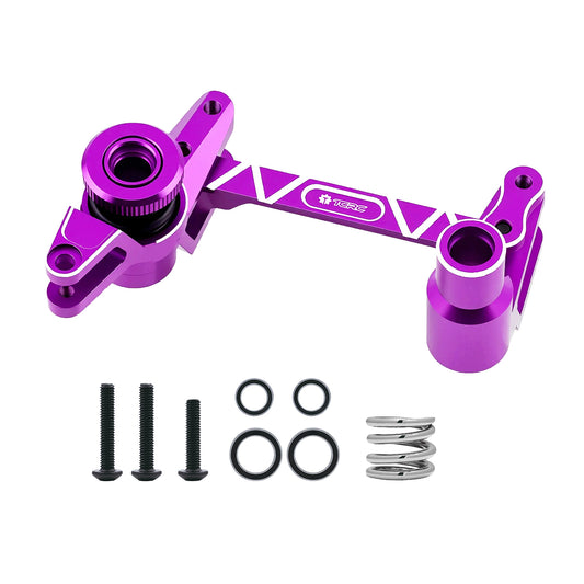 TCRC Aluminum Servo Saver Steering Bellcrank Assembly Set for 1/8 Traxxas Maxx Slash