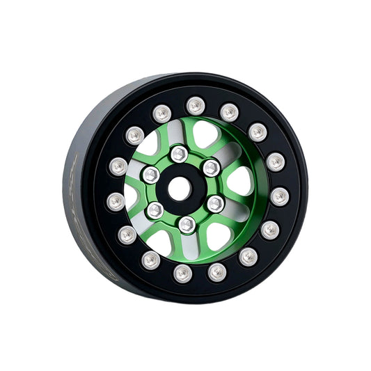 TCRC 4PCS Aluminum Deep Dish 1.0 Inch Beadlock Wheels Hubs