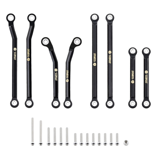 TCRC Brass High Clearance Chassis Links Set for 1/18 TRX4M F-150 High Trail Crawler Truck