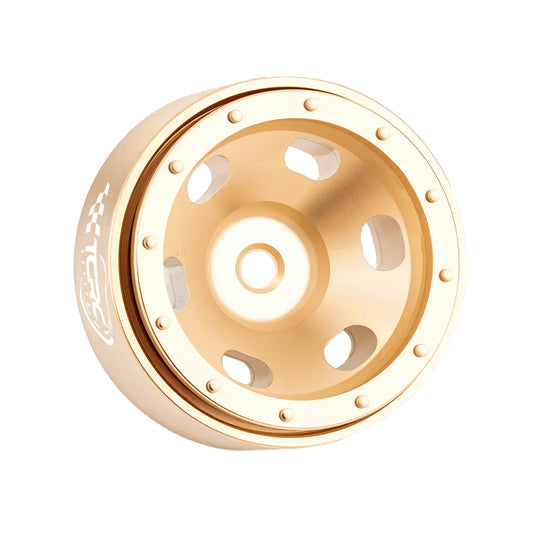 TCRC Deep Dish Brass 0.7inch Beadlock Wheels Hubs for 1/30 Axial SCX30