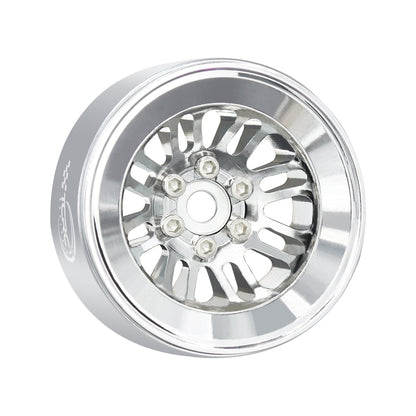 TCRC 4PCS Aluminum 2.2 Inch High Mass Beadlock Wheels Hubs