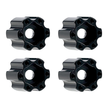 TCRC 4PCS Aluminum 7mm Wheel Hex Hubs 6MM/8MM/10MM Extension Adapters for All TCRC Designed 1.0inch 1.3inch Wheel Hubs