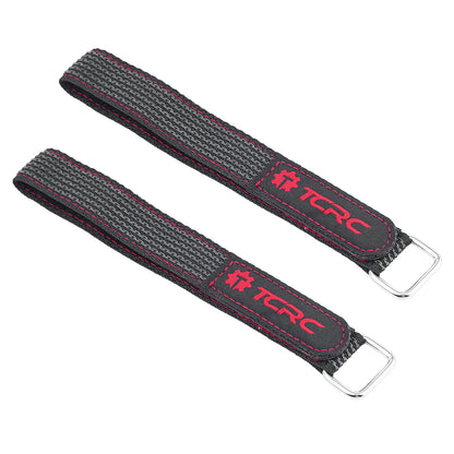 TCRC 2PCS 20x300MM Non-Slip RC Battery Straps Reusable Cable Straps Adjustable Cinch Straps