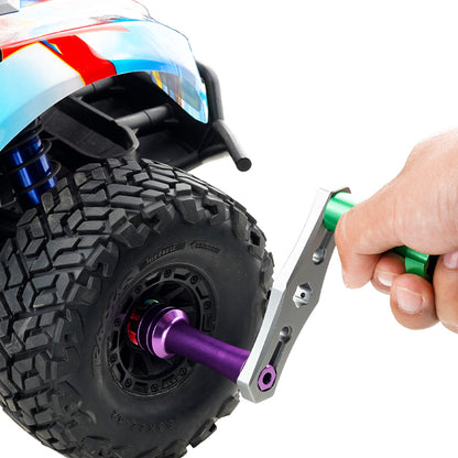 TCRC Interchangeable 17mm & 24mm Wheel Hex Nut Socket Sleeve Wrench RC Spanner Repair Tool For 1/6 1/8 1/10 scale RC Car Trucks Crawler Buggy