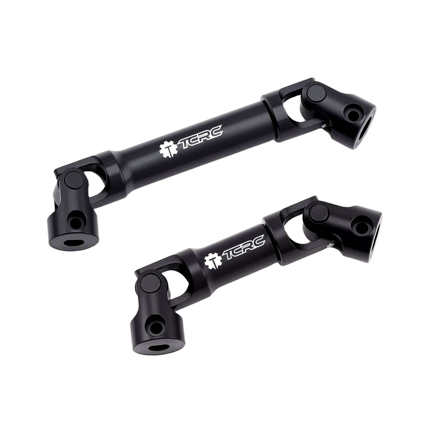 TCRC 2PCS Hard Alloy Steel 4140 Chromoly Drive Shafts Set for 1/18 TRX4M Defender Bronco Crawler Truck Upgrade