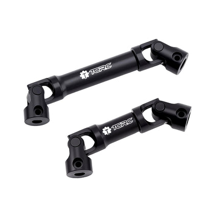 TCRC 2PCS Hard Alloy Steel 4140 Chromoly Drive Shafts Set for 1/18 TRX4M Defender Bronco Crawler Truck Upgrade