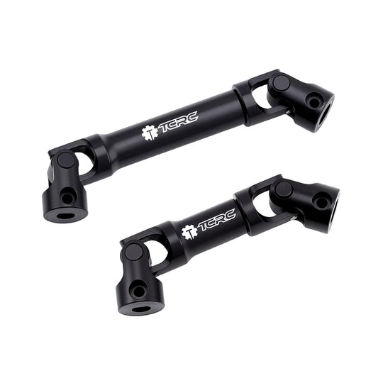 TCRC 2PCS Hard Alloy Steel 4140 Chromoly Drive Shafts Set for 1/18 TRX4M Defender Bronco Crawler Truck Upgrade