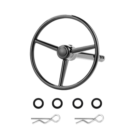 TCRC Aluminum Universal RC Car Steering Wheel for 1/10 RC Rock Crawler