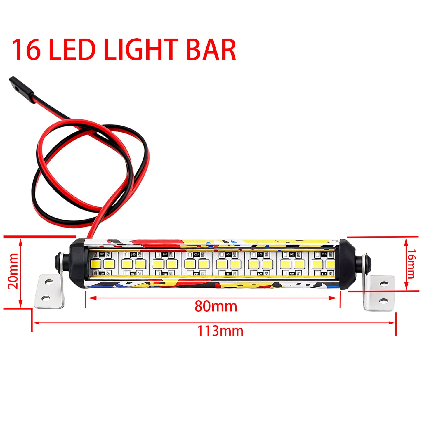 TCRC RC Light Bar Roof Light Kit