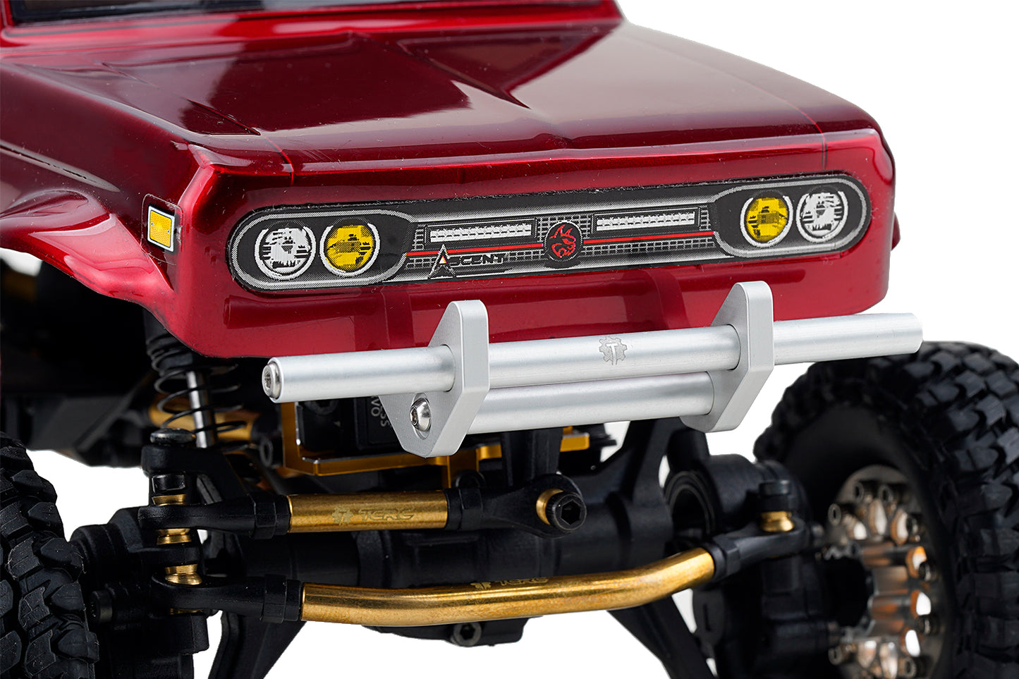 TCRC Aluminum Front and Rear Bumper Set For Redcat Ascent-18