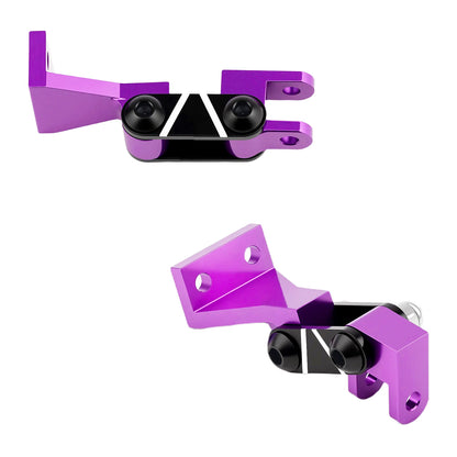 TCRC 7075 Aluminum Front Z-Box Leaf Spring Shackles for 1/10 RC4WD Trail Finder Tamiya F-350, Hilux Tundra