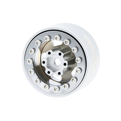 TCRC 4PCS Aluminum Deep Dish 1.0 Inch Beadlock Wheels Hubs