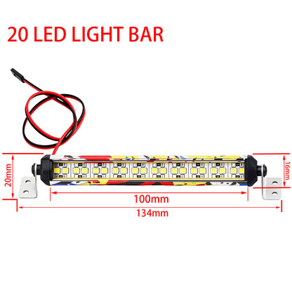 TCRC RC Light Bar Roof Light Kit