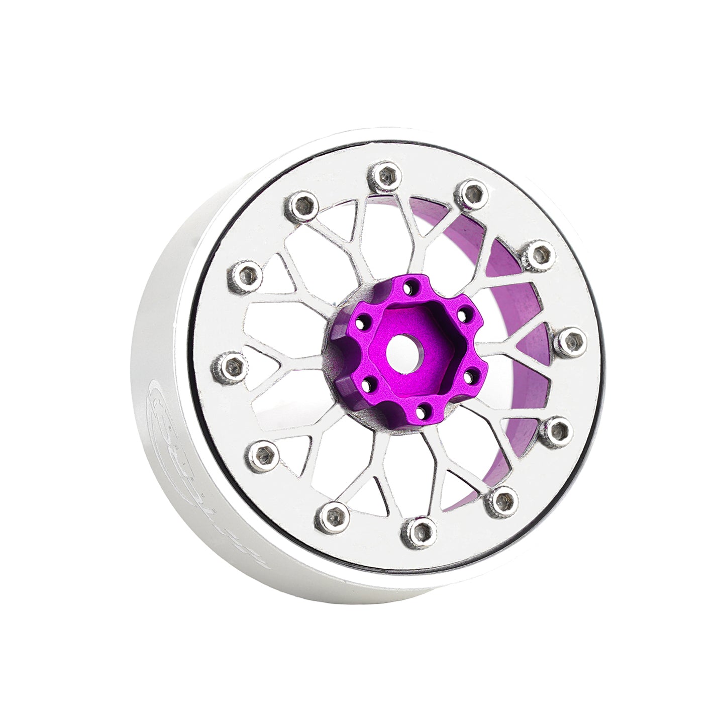 TCRC 4PCS Grade 5 Titanium Wheel Face Aluminum 1.3 Inch Wheels Hubs