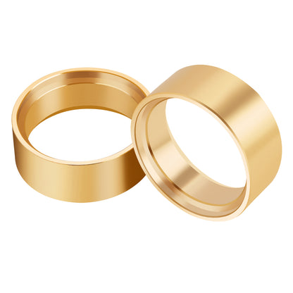 TCRC 4PCS Brass Internal Beadlock Ring Clamp Ring Fit Deep Dish 1.0inch Wheel Hubs