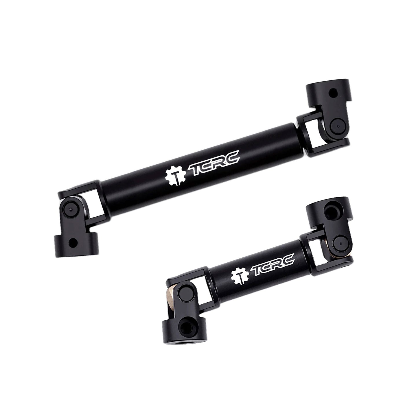 TCRC 2PCS Hard Alloy Steel 4140 Chromoly Drive Shafts For 1/24 Axial SCX24 C10 JLU Bronco Base Camp 4Runner