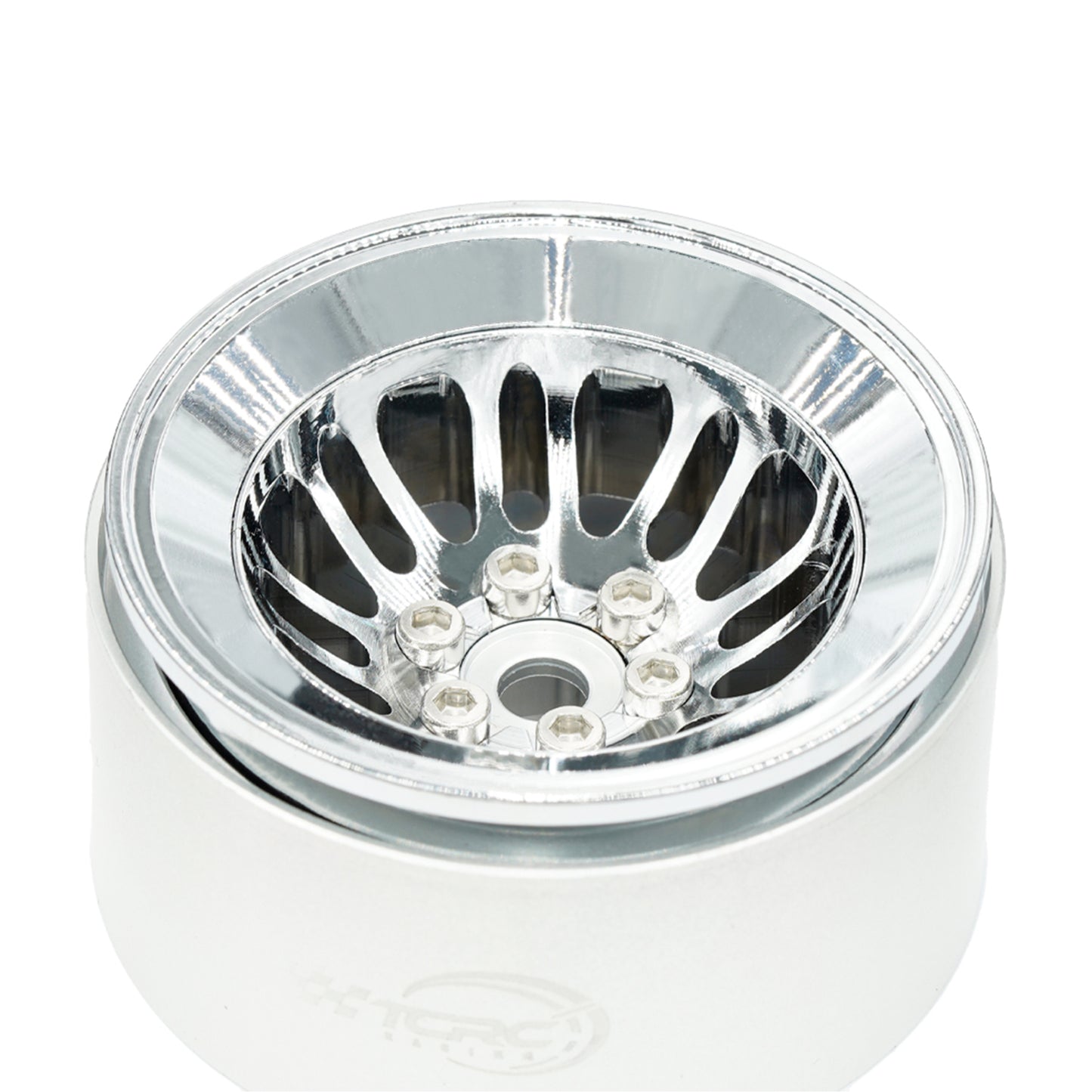 TCRC 4PCS Aluminum 2.2 Inch High Mass Beadlock Wheels Hubs