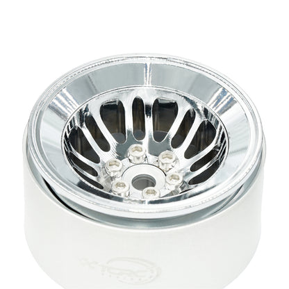 TCRC 4PCS Aluminum 2.2 Inch High Mass Beadlock Wheels Hubs