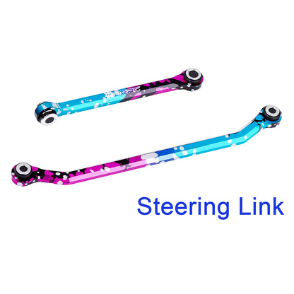 TCRC 10PCS Splash Anodizing Aluminum High Clearance Chassis Links set for Redcat Ascent-18 1/18 scale RC Rock Crawler Upgrades