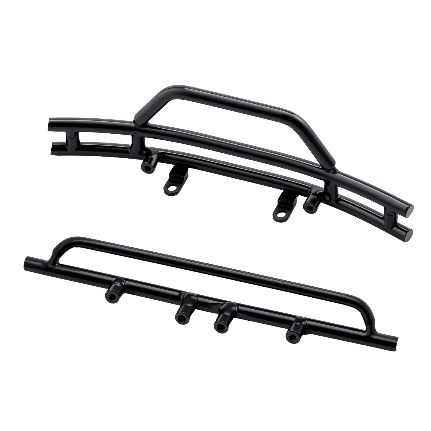 TCRC Metal Front and Rear Bumpers Set for 1/18 TRX4M F-150 High Trail Crawler Truck Upgrade