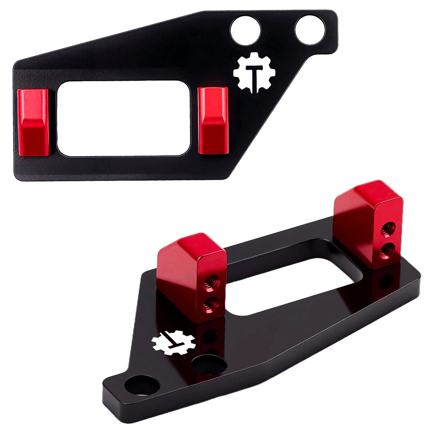 TCRC Aluminum Servo Mounting Plate,transfer the ASD from rear to the Transmission for Axial 1/8 AXP8 Gilamon Trail Buggy