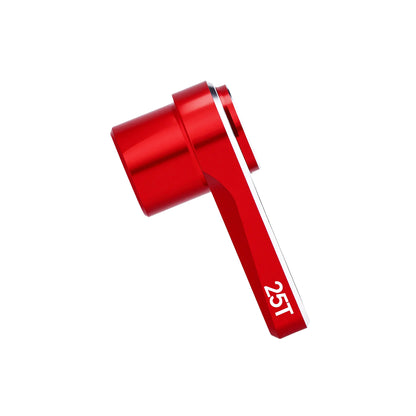 TCRC 7075 Aluminum Rear 25T Servo Horn with Adjustable Connecting Rod for Axial 1/8 AXP8 Gilamon Trail Buggy
