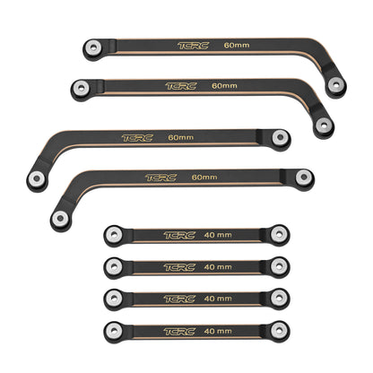 TCRC 8PCS Brass High Clearance Chassis Suspension Links Rod Linkage Set for Axial AX24 XC-11/24
