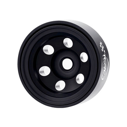 TCRC Deep Dish Aluminum 0.7” Beadlock Wheels Hubs for 1/30 Axial SCX30 1/32 Redcat Ascent-32