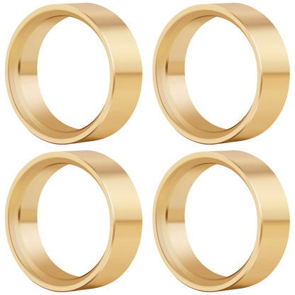 TCRC 4PCS Brass Internal Beadlock Ring Clamp Ring Fit Narrow RC 1.0inch Wheel Hubs