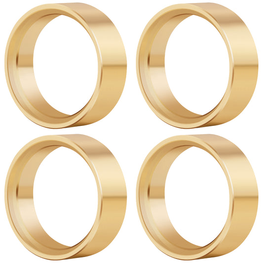 TCRC 4PCS Brass Internal Beadlock Ring Clamp Ring Fit Narrow RC 1.0inch Wheel Hubs