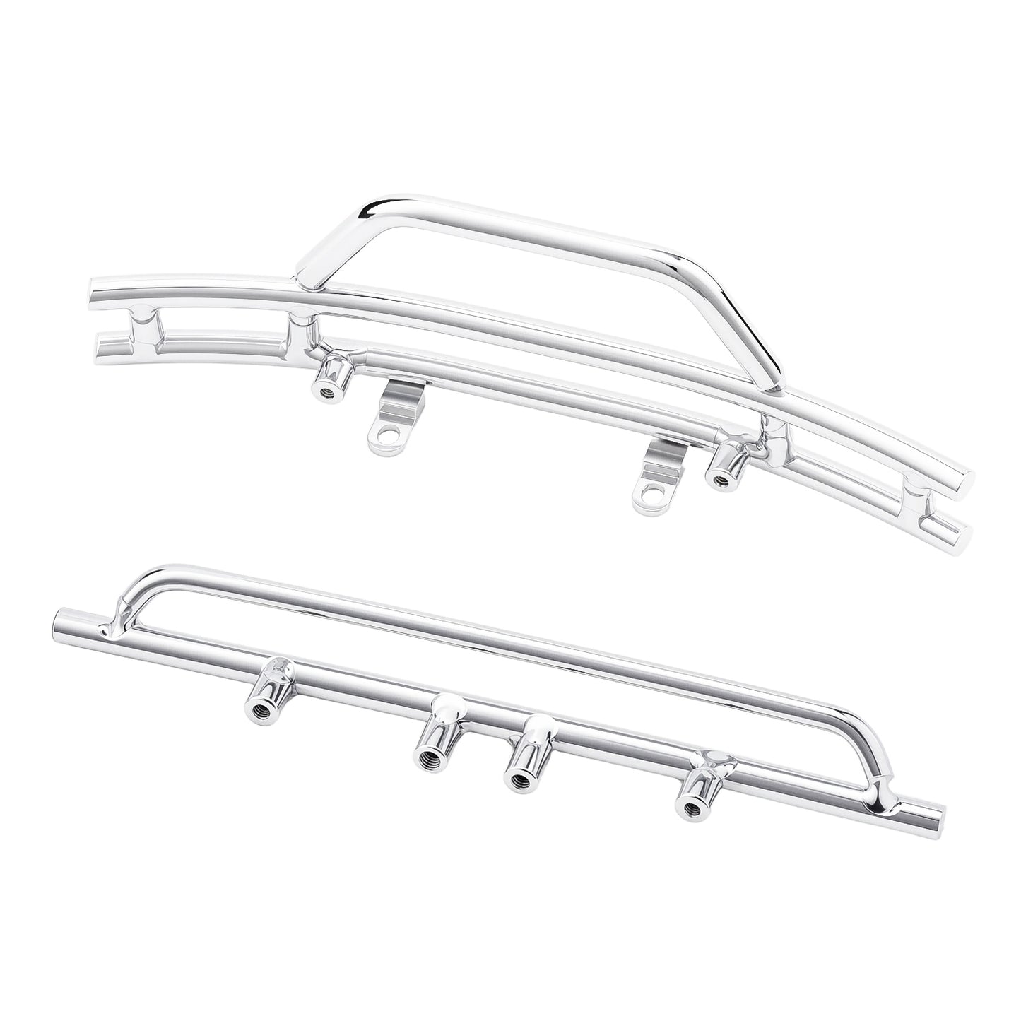 TCRC Metal Front and Rear Bumpers Set for 1/18 TRX4M F-150 High Trail Crawler Truck Upgrade