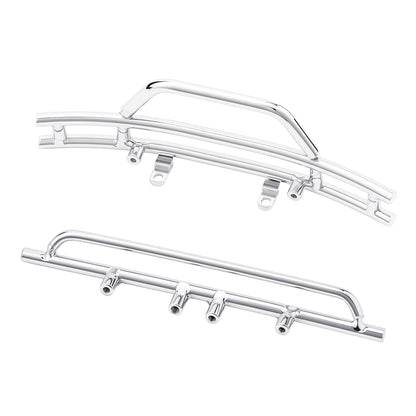 TCRC Metal Front and Rear Bumpers Set for 1/18 TRX4M F-150 High Trail Crawler Truck Upgrade