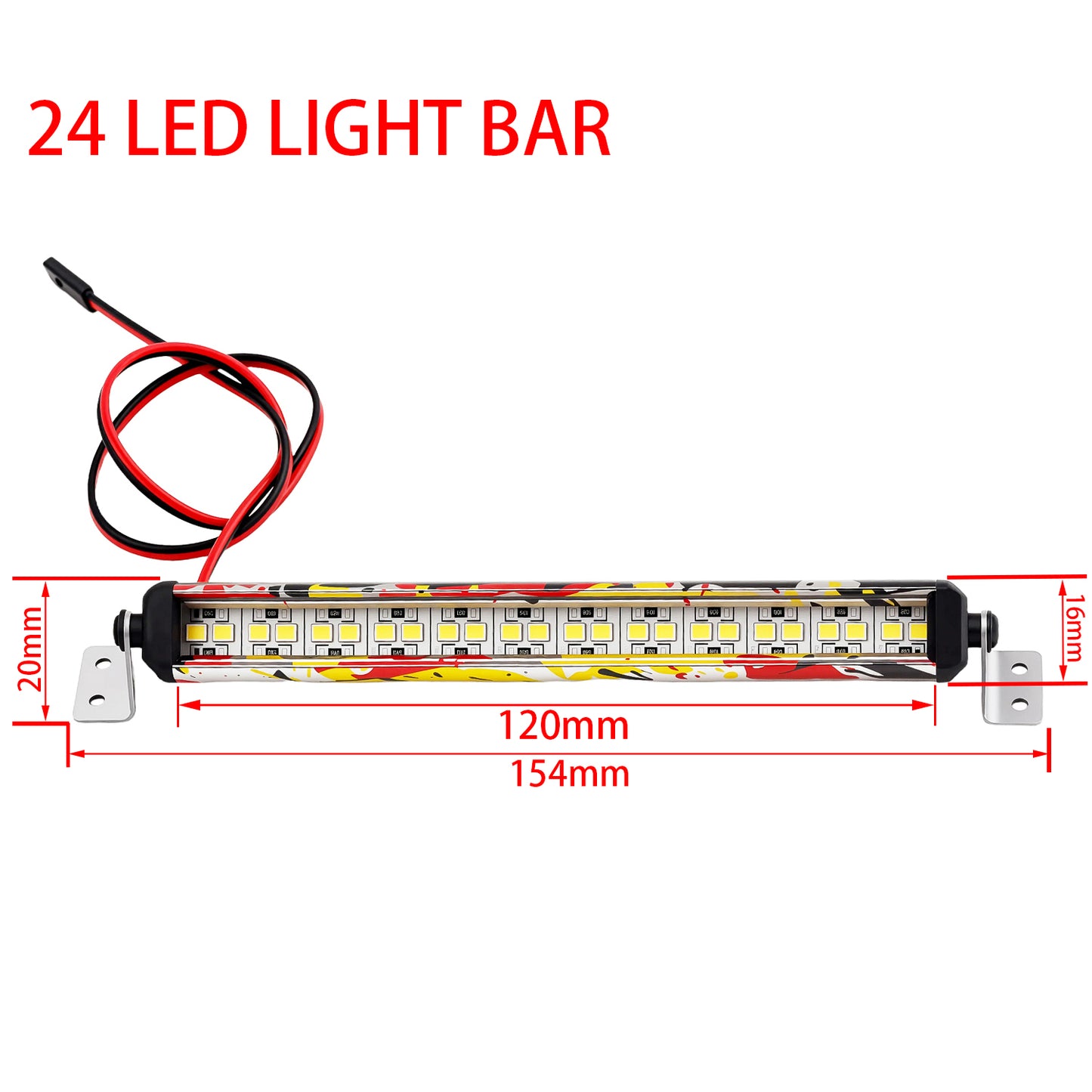 TCRC RC Light Bar Roof Light Kit