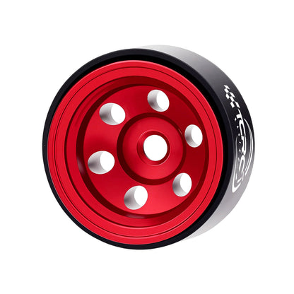 TCRC Deep Dish Aluminum 0.7” Beadlock Wheels Hubs for 1/30 Axial SCX30 1/32 Redcat Ascent-32